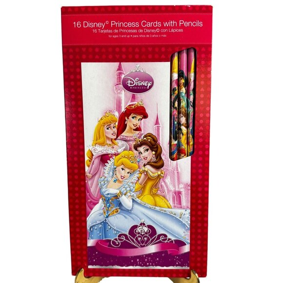 Disney Princess Cards With Pencils Set For Ages 3+ - Picture 1 of 5